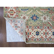 Load image into Gallery viewer, 8&#39;x9&#39;10&quot; Artichoke Green, All Over Heriz Design, Natural Dyes, Plush And Lush, Hand Knotted, Pure Wool, Oriental Rug FWR61956