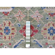 Load image into Gallery viewer, 8&#39;x9&#39;10&quot; Artichoke Green, All Over Heriz Design, Natural Dyes, Plush And Lush, Hand Knotted, Pure Wool, Oriental Rug FWR61956