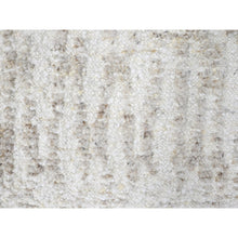 Load image into Gallery viewer, 2&#39;6&quot;x11&#39;10&quot; Bone White, Minimalist Swedish Design, Hand Knotted, Pure Wool, Runner, Oriental Rug FWR62058