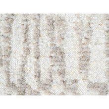 Load image into Gallery viewer, 2&#39;x3&#39; Chiffon White, Minimalist Swedish Design, Hand Knotted, Natural Wool, Sample, Mat, Oriental Rug FWR62064