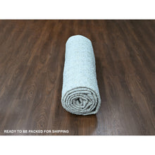 Load image into Gallery viewer, 10&#39;x13&#39;10&quot; Bone White, Minimalist Swedish Design, Hand Knotted, Pure Wool, Oriental Rug FWR62094