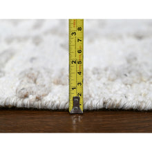 Load image into Gallery viewer, 2&#39;6&quot;x11&#39;10&quot; Lace White, Minimalist Swedish Design, Hand Knotted, 100% Wool, Runner, Oriental Rug FWR62148