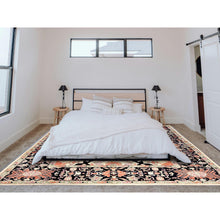 Load image into Gallery viewer, 8&#39;10&quot;x12&#39; Almond Milk White, Aryana Collection, Serapi Heriz Design, Vegetable Dyes, High Mountain Wool, Hand Knotted, Soft Pile, Densely Woven, Oriental Rug FWR6210