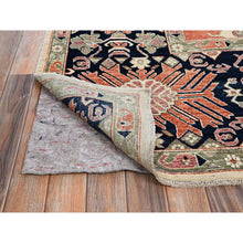 Load image into Gallery viewer, 8&#39;10&quot;x12&#39; Almond Milk White, Aryana Collection, Serapi Heriz Design, Vegetable Dyes, High Mountain Wool, Hand Knotted, Soft Pile, Densely Woven, Oriental Rug FWR6210