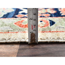 Load image into Gallery viewer, 8&#39;10&quot;x12&#39; Almond Milk White, Aryana Collection, Serapi Heriz Design, Vegetable Dyes, High Mountain Wool, Hand Knotted, Soft Pile, Densely Woven, Oriental Rug FWR6210