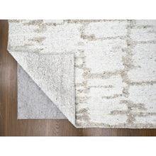 Load image into Gallery viewer, 12&#39;x14&#39;10&quot; Swan White, Minimalist Swedish Design, Hand Knotted, Natural Wool, Xl, Oversized, Oriental Rug FWR62160