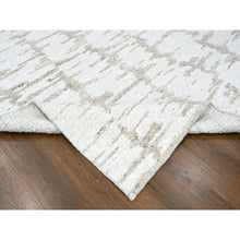 Load image into Gallery viewer, 12&#39;x14&#39;10&quot; Swan White, Minimalist Swedish Design, Hand Knotted, Natural Wool, Xl, Oversized, Oriental Rug FWR62160