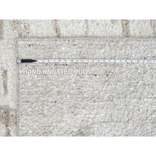 Load image into Gallery viewer, 12&#39;x14&#39;10&quot; Swan White, Minimalist Swedish Design, Hand Knotted, Natural Wool, Xl, Oversized, Oriental Rug FWR62160