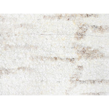 Load image into Gallery viewer, 9&#39;3&quot;x12&#39;2&quot; Bone White, Minimalist Swedish Design, Hand Knotted, 100% Wool, Oriental Rug FWR62166
