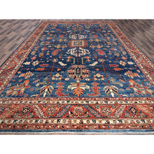 Load image into Gallery viewer, 10&#39;x13&#39;10&quot; Imperial Blue, Aryana Collection, Heriz All Over Design, Vegetable Dyes, Soft Pile, High Mountain Wool, Hand Knotted, Densely Woven, Oriental Rug FWR6228