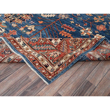 Load image into Gallery viewer, 10&#39;x13&#39;10&quot; Imperial Blue, Aryana Collection, Heriz All Over Design, Vegetable Dyes, Soft Pile, High Mountain Wool, Hand Knotted, Densely Woven, Oriental Rug FWR6228