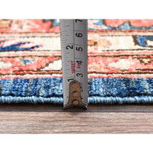 Load image into Gallery viewer, 10&#39;x13&#39;10&quot; Imperial Blue, Aryana Collection, Heriz All Over Design, Vegetable Dyes, Soft Pile, High Mountain Wool, Hand Knotted, Densely Woven, Oriental Rug FWR6228