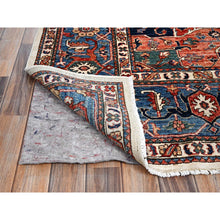 Load image into Gallery viewer, 8&#39;1&quot;x10&#39;1&quot; Chiffon White, Aryana Grade, Serapi Heriz With Large Medallion Design, Vegetable Dyes, High Mountain Wool, Hand Knotted, Soft Pile, Densely Woven, Oriental Rug FWR6234
