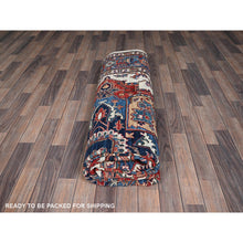 Load image into Gallery viewer, 8&#39;1&quot;x10&#39;1&quot; Chiffon White, Aryana Grade, Serapi Heriz With Large Medallion Design, Vegetable Dyes, High Mountain Wool, Hand Knotted, Soft Pile, Densely Woven, Oriental Rug FWR6234