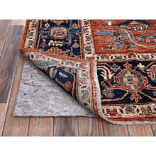Load image into Gallery viewer, 8&#39;1&quot;x10&#39; Terracotta Red, Aryana Collection, Antique Heriz Design, Vegetable Dyes, Hand Knotted, Soft Pile, High Mountain Wool, Densely Woven, Oriental Rug FWR6264