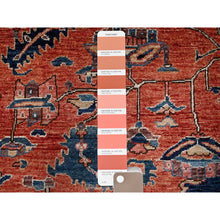 Load image into Gallery viewer, 8&#39;1&quot;x10&#39; Terracotta Red, Aryana Collection, Antique Heriz Design, Vegetable Dyes, Hand Knotted, Soft Pile, High Mountain Wool, Densely Woven, Oriental Rug FWR6264