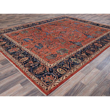 Load image into Gallery viewer, 8&#39;x10&#39;4&quot; Summer Fig Red, Aryana Grade, Bijar Garus Design, Vegetable Dyes, Soft Pile, High Mountain Wool, Hand Knotted, Densely Woven, Oriental Rug FWR6270