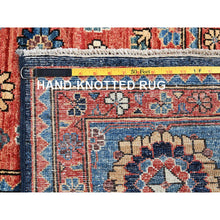 Load image into Gallery viewer, 9&#39;2&quot;x12&#39;1&quot; Midnight Blue, Willow and Cypress Tree All Over Antique Persian Design, Small Animal Figurines, Vegetable Dyes, High Mountain Wool, Hand Knotted, Soft Pile, Densely Woven, Oriental Rug FWR6288