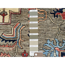 Load image into Gallery viewer, 12&#39;4&quot;x14&#39;4&quot; Dune Brown, Aryana Collection, Serapi Heriz With Large Medallion Design, Vegetable Dyes, Soft Pile, High Mountain Wool, Hand Knotted, Densely Woven, Oversized, Oriental Rug FWR6294