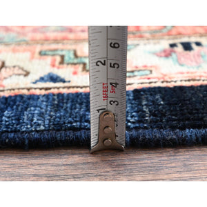 11'9"x17'7" Midnight Blue, Aryana Collection, Bijar Garus Design, Vegetable Dyes, Soft Pile, High Mountain Wool, Hand Knotted, Densely Woven, Oversized, Oriental Rug FWR6312