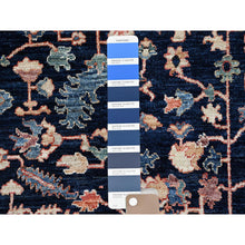 Load image into Gallery viewer, 12&#39;x18&#39;9&quot; Midnight Blue, Aryana Grade, Serapi Heriz With Flower Medallion Design, Vegetable Dyes, Soft Pile, High Mountain Wool, Hand Knotted, Densely Woven, Oversized, Oriental Rug FWR6318
