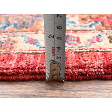 Load image into Gallery viewer, 11&#39;10&quot;x17&#39;7&quot; Coral Red, Aryana Collection, Serapi Heriz With Large Medallion Design, Vegetable Dyes, Soft Pile, High Mountain Wool, Hand Knotted, Densely Woven, Oversized, Oriental Rug FWR6324