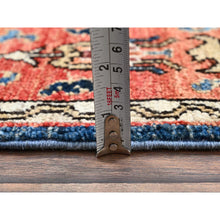 Load image into Gallery viewer, 6&#39;2&quot;x9&#39; Imperial Blue, Aryana Grade, Northwest Persian With All Over Design, Vegetable Dyes, Soft Pile, High Mountain Wool, Hand Knotted, Densely Woven, Oriental Rug FWR6336