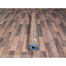Load image into Gallery viewer, 5&#39;2&quot;x7&#39; Imperial Blue, Antique Karachopf Kazak Design, Vegetable Dyes, Soft Pile, High Mountain Wool, Hand Knotted, Densely Woven, Oriental Rug FWR6354