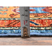 Load image into Gallery viewer, 5&#39;2&quot;x7&#39; Imperial Blue, Antique Karachopf Kazak Design, Vegetable Dyes, Soft Pile, High Mountain Wool, Hand Knotted, Densely Woven, Oriental Rug FWR6354