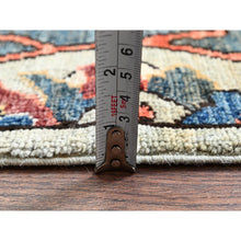 Load image into Gallery viewer, 2&#39;9&quot;x9&#39;10&quot; Castle Gray, Bijar Garus Design, Aryana Grade, Vegetable Dyes, Soft Pile, High Mountain Wool, Hand Knotted, Densely Woven, Runner, Oriental Rug FWR6426