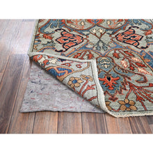 Load image into Gallery viewer, 2&#39;8&quot;x8&#39;3&quot; Agate Gray, Aryana Collection, Bijar Garus Design, Vegetable Dyes, High Mountain Wool, Hand Knotted, Soft Pile, Densely Woven, Runner, Oriental Rug FWR6438