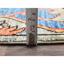 Load image into Gallery viewer, 2&#39;8&quot;x8&#39;3&quot; Agate Gray, Aryana Collection, Bijar Garus Design, Vegetable Dyes, High Mountain Wool, Hand Knotted, Soft Pile, Densely Woven, Runner, Oriental Rug FWR6438