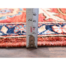 Load image into Gallery viewer, 3&#39;1&quot;x5&#39; Summer Fig Red, Northwest Persian Flower Design With Serrated Leafs, Aryana Grade, Vegetable Dyes, Soft Pile, High Mountain Wool, Hand Knotted, Densely Woven, Oriental Rug FWR6474
