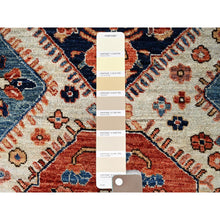 Load image into Gallery viewer, 2&#39;7&quot;x4&#39;10&quot; Chiffon White, Northwest Persian With Medallions Design, Aryana Collection, Vegetable Dyes, Soft Pile, High Mountain Wool, Hand Knotted, Densely Woven, Oriental Rug FWR6498