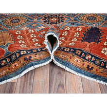 Load image into Gallery viewer, 10&#39;x14&#39; Horizon Blue, Classic Persian Garden Trellis Design, Aryana Collection, Vegetable Dyes, Soft Pile, High Mountain Wool, Hand Knotted, Densely Woven, Oriental Rug FWR6552