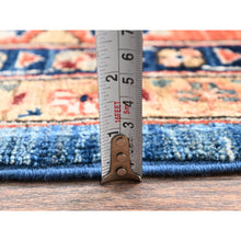 Load image into Gallery viewer, 10&#39;x14&#39; Horizon Blue, Classic Persian Garden Trellis Design, Aryana Collection, Vegetable Dyes, Soft Pile, High Mountain Wool, Hand Knotted, Densely Woven, Oriental Rug FWR6552