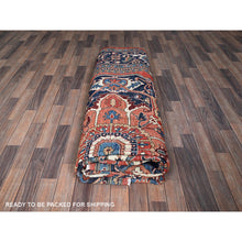 Load image into Gallery viewer, 9&#39;10&quot;x14&#39;3&quot; Imperial Red, Serapi Heriz with Large Medallion Design, Aryana Collection, Vegetable Dyes, Hand Knotted, Soft Pile, High Mountain Wool, Densely Woven, Oriental Rug FWR6570