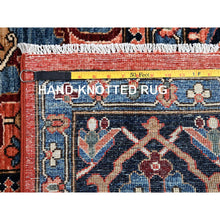 Load image into Gallery viewer, 9&#39;10&quot;x14&#39;3&quot; Imperial Red, Serapi Heriz with Large Medallion Design, Aryana Collection, Vegetable Dyes, Hand Knotted, Soft Pile, High Mountain Wool, Densely Woven, Oriental Rug FWR6570