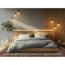 Load image into Gallery viewer, 10&#39;4&quot;x14&#39; Light Green, Heriz All Over Design, Aryana Collection, Vegetable Dyes, Soft Pile, Hand Knotted, High Mountain Wool, Densely Woven, Oriental Rug FWR6582