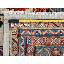 Load image into Gallery viewer, 10&#39;4&quot;x14&#39; Light Green, Heriz All Over Design, Aryana Collection, Vegetable Dyes, Soft Pile, Hand Knotted, High Mountain Wool, Densely Woven, Oriental Rug FWR6582