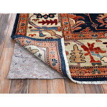 Load image into Gallery viewer, 9&#39;2&quot;x11&#39;10&quot; Yale Blue, Northwest Persian All Over Design, Vegetable Dyes, Aryana Grade, Soft Pile, High Mountain Wool, Hand Knotted, Densely Woven, Oriental Rug FWR6594