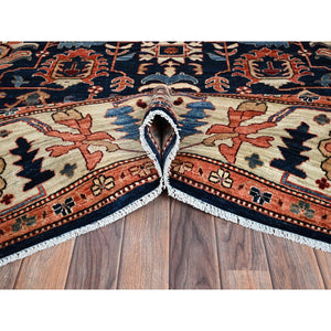 9'2"x11'10" Yale Blue, Northwest Persian All Over Design, Vegetable Dyes, Aryana Grade, Soft Pile, High Mountain Wool, Hand Knotted, Densely Woven, Oriental Rug FWR6594