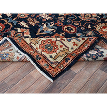 Load image into Gallery viewer, 9&#39;2&quot;x11&#39;10&quot; Yale Blue, Northwest Persian All Over Design, Vegetable Dyes, Aryana Grade, Soft Pile, High Mountain Wool, Hand Knotted, Densely Woven, Oriental Rug FWR6594