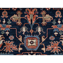 Load image into Gallery viewer, 9&#39;2&quot;x11&#39;10&quot; Yale Blue, Northwest Persian All Over Design, Vegetable Dyes, Aryana Grade, Soft Pile, High Mountain Wool, Hand Knotted, Densely Woven, Oriental Rug FWR6594