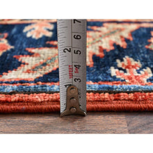 Load image into Gallery viewer, 4&#39;2&quot;x8&#39;4&quot; Summer Fig Red, Heriz All Over Design, Aryana Collection, Vegetable Dyes, High Mountain Wool, Hand Knotted, Soft Pile, Densely Woven, Wide Runner, Oriental Rug FWR6624