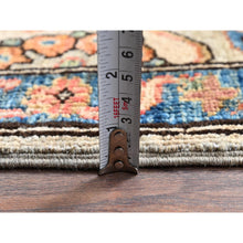 Load image into Gallery viewer, 2&#39;10&quot;x12&#39; Light Green, Heriz All Over Design, Aryana Collection, Vegetable Dyes, High Mountain Wool, Hand Knotted, Soft Pile, Densely Woven, Runner, Oriental Rug FWR6630