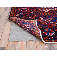 Load image into Gallery viewer, 10&#39;x12&#39;9&quot; Goji Berry Red With Large Centre Medallion, 100% Wool, Hand Knotted, Tribal Weaving, Clean, Ends And Sides Secured, Good Condition, Persian Heriz Vintage Oriental Rug FWR660