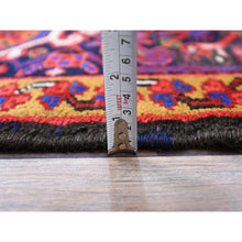 Load image into Gallery viewer, 10&#39;x12&#39;9&quot; Goji Berry Red With Large Centre Medallion, 100% Wool, Hand Knotted, Tribal Weaving, Clean, Ends And Sides Secured, Good Condition, Persian Heriz Vintage Oriental Rug FWR660