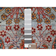 Load image into Gallery viewer, 2&#39;8&quot;x10&#39;1&quot; Misty Gray, Bijar Garus Design, Aryana Grade, Vegetable Dyes, High Mountain Wool, Hand Knotted, Soft Pile, Densely Woven, Runner, Oriental Rug FWR6666