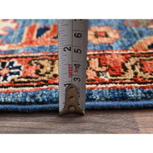 Load image into Gallery viewer, 2&#39;10&quot;x9&#39;7&quot; Imperial Blue, Heriz All Over Design, Aryana Collection, Vegetable Dyes, Soft Pile, High Mountain Wool, Hand Knotted, Densely Woven, Runner, Oriental Rug FWR6690